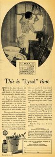  Lysol Disinfectant Household Cleaning Products   ORIGINAL ADVERTISING