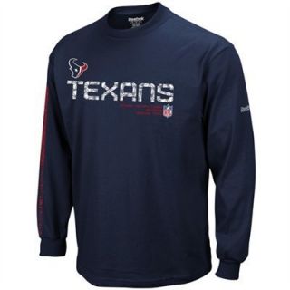 Houston Texans Mens Reebok L s Sideline Tacon T Shirt XL