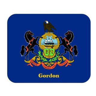 US State Flag   Gordon, Pennsylvania (PA) Mouse Pad