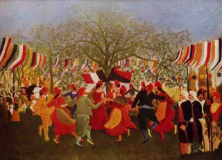 Henri Rousseau The Celebration of 1789 Printed Canvas