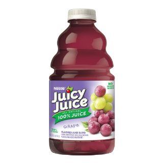 Juicy Juice Grape Juice, 48 Ounce Pet Bottles (Pack of 8) 