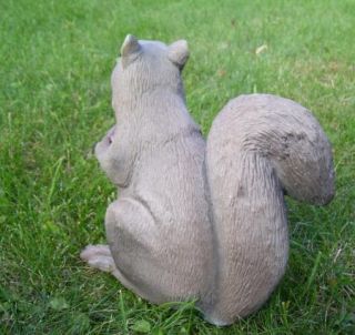 Squirrel Animal Mother Garden Statue Outdoor Lawn Decor Grey