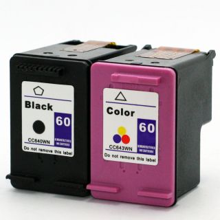 2pk HP 60 Ink Cartridge for Photosmart C4795 C4799 HP60