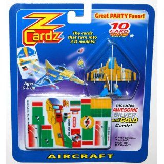 Z Cardz 3 d Models Aircraft 10 Pack Toys & Games
