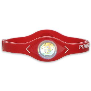 Power Balance Silicone Medium Wristband Red/White