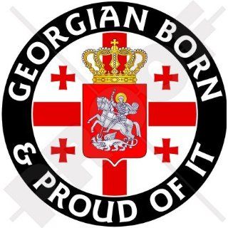 GEORGIA Georgian Born & Proud 100mm (4) Vinyl Bumper