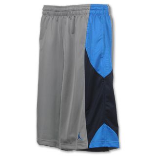 Mens Jordan Durasheen Shorts Grey/Blue/Navy
