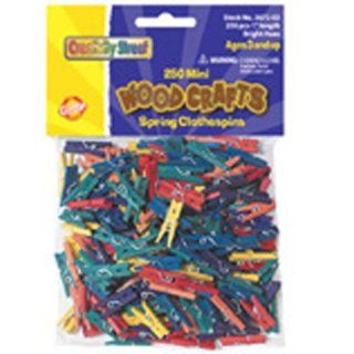 7 Pack CHENILLE KRAFT COMPANY MINI SPRING CLOTHESPINS