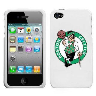 iPhone 4 4S Boston Celtics White Superior Snap on Hard