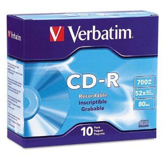 Verbatim Products   Verbatim   CD R Discs, 700MB/80min