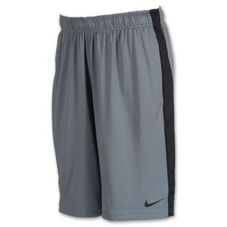 Mens Nike Fly Camo Grid Shorts Cool Grey/Black