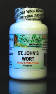 St Johns Wort High Quality Depression Anxiety Aid Made in USA 60