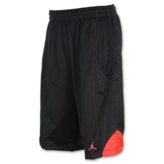 Mens Jordan Durasheen Shorts Black/Bright Crimson