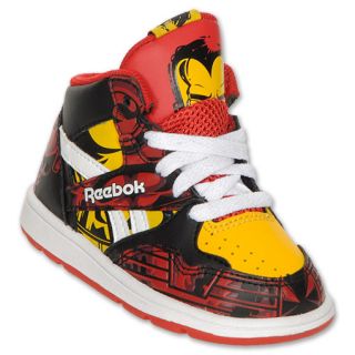 Reebok Iron Man Toddler High Top Shoes Red/Black