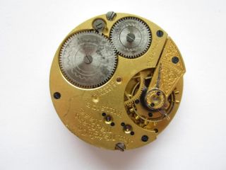 Waltham Hillside Pocket Watch Movement Dial Repair