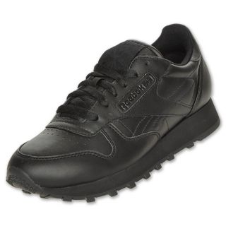 Reebok Classic Leather Womens Casual Shoes Black