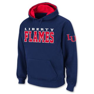 Liberty Flames NCAA Mens Hoodie Navy