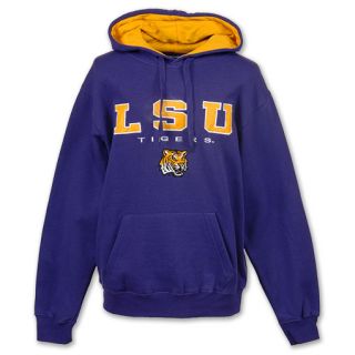LSU Tigers NCAA Mens Hooded Sweatshirt Purple