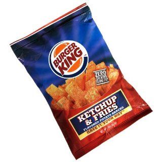 Burger King Clip Strip Ketchup & Fries 12 Count 3 Ounce Packages (Pack