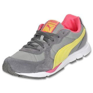 Puma Vesta Runner Womens Casual Shoe Grey/Yellow