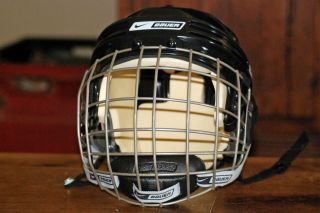 Nike Bauer Youth FM4500 Hockey Helmet Cage Combo Used