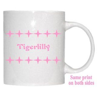Personalized Name Gift   Tigerlilly Mug 