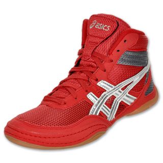 Asics Matflex 3 Mens Wrestling Shoes Red/Silver