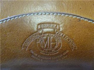 Ghurka Marley Hodgson Collection Vintage Chestnut Leather Zippy Wallet