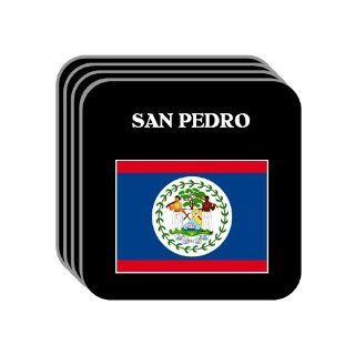 Belize   SAN PEDRO Set of 4 Mini Mousepad Coasters