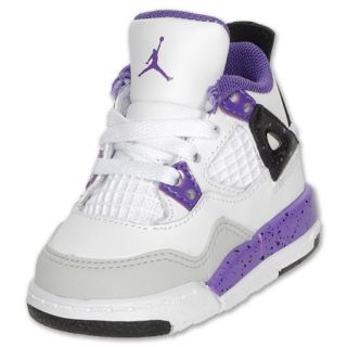 Jordan Toddler Retro 4 Basketball Shoes White/Ultra