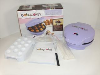 Babycakes Cake Pop Donut Hole Maker Purple Nonstick Coated CP 94LV