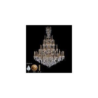 American Brass and Crystal CH9325 OS 02G ST Elisa 55 Light