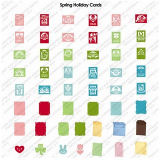 Cricut Spring Holiday Cards Seasonal Image Collection Machine