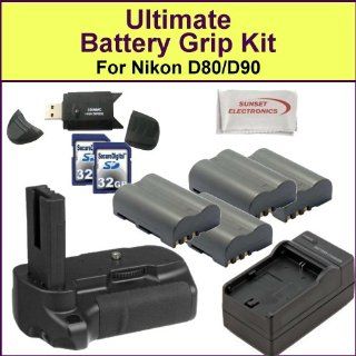 Ultimate Battery Grip Kit for the Nikon D80/D90 Digital