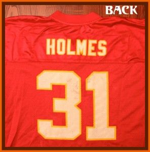 Kansas City Chiefs Priest Holmes NFL Reebok Jersey XL