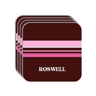 Personal Name Gift   ROSWELL Set of 4 Mini Mousepad