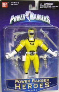 Power Rangers Heroes Series 6 Turbo Yellow Ranger by Bandai MOC