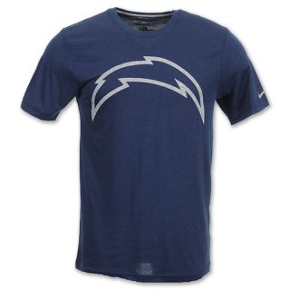 Nike San Diego Chargers Heather NFL Mens Tee Shirt
