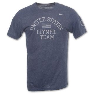 Nike US Olympic Team Mens Tee Shirt College Navy