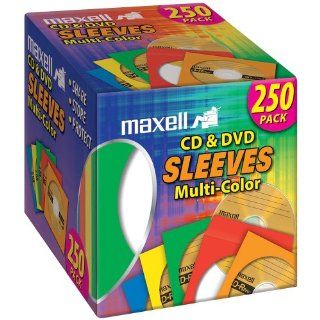 MAXELL 190140K   CD405 CD/DVD STORAGE SLEEVES (250 PK
