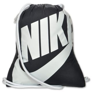 Nike Heritage Gymsack Lightweight Bag Black/White