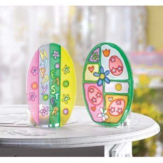 Happy Easter Patchwork Tealight Candle Holder