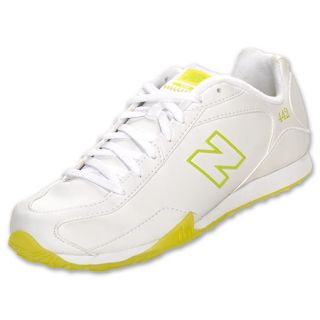 New Balance Womens 442 Casual Shoe White/Lime