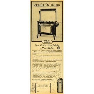 1929 Ad American Kitchen Kook Gas Stove Range Appliance