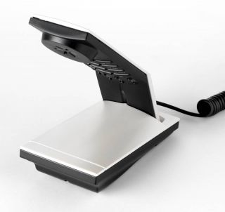Aria Telephone C2 Metallic White Corded Designer Home Phone