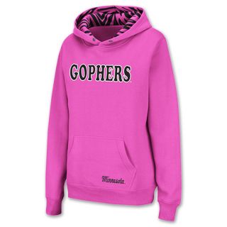 Minnesota Golden Gophers NCAA Womens Hoodie Pink