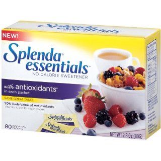 Splenda Essentials No Calorie Sweetener with Antioxidants, 80 Count