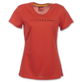 Womens Nike LIVESTRONG Legend Tee Shirt Sunburst
