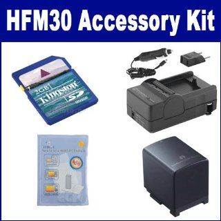 Canon VIXIA HFM30 Camcorder Accessory Kit includes: KSD2GB