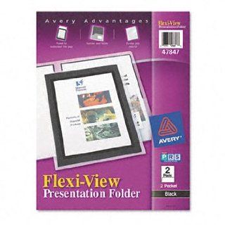 Avery 47847   Flexi View Two Pocket Polypropylene Folder